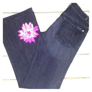 7 FOR ALL MAN KIND DOJO WIDE LEG JEANS